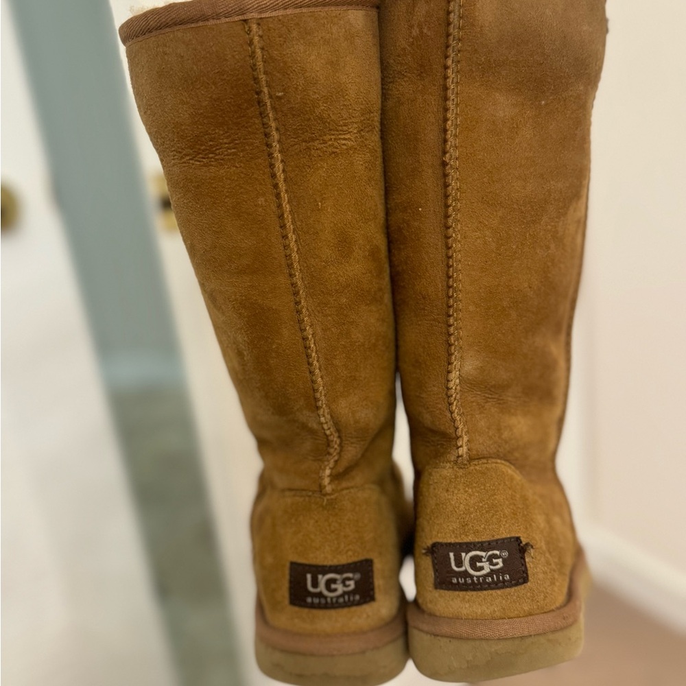 UGG tall chestnut Suede Boots